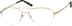 Aviator Glasses 217314 in Gold