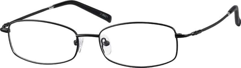 rectangle glasses 2018921 black