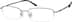 Rectangle Glasses 219811 in Silver
