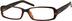 Rectangle Glasses 220815 in Brown