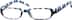 Rectangle Glasses 221526 in Blue