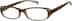 Rectangle Glasses 221815 in Brown