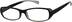 Rectangle Glasses 221821 in Black