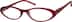 Oval Glasses 223618 in Red