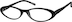 Oval Glasses 223621 in Black