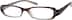 Geometric Glasses 224115 in Brown