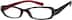 Geometric Glasses 224118 in Red