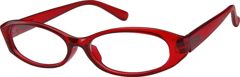 Red Oval Glasses #224718 | Zenni Optical