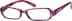 Rectangle Glasses 225217 in Purple