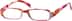 Rectangle Glasses 225519 in Pink