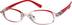 Kids’ Oval Glasses 226118 in Red