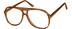 Aviator Glasses 227215 in Brown