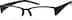 Rectangle Glasses 228115 in Brown
