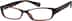 Rectangle Glasses 228215 in Brown