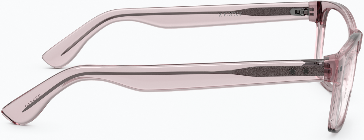 Side view of Rectangle Glasses 228419 in Pink thumbnail
