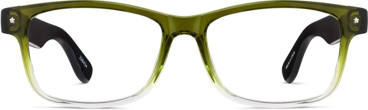 Black Square Glasses #228421 | Zenni Optical Canada
