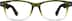 Square Glasses 228434 in Olive