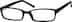 Rectangle Glasses 228721 in Black