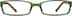 Rectangle Glasses 228724 in Green