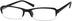 Rectangle Glasses 229021 in Black