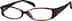 Oval Glasses 229418 in Red