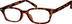 Square Glasses 230825 in Orange
