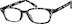 Square Glasses 230831 in Black