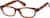 Angle view of Rectangle Glasses 230925 in Tortoiseshell thumbnail