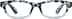 Rectangle Glasses 230926 in Blue