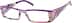 Rectangle Glasses 231017 in Purple