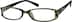 Rectangle Glasses 232624 in Green