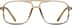 Aviator Glasses 232912 in Brown