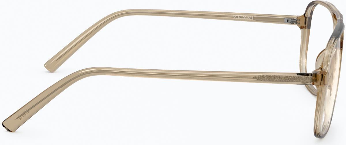 Side view of Aviator Glasses 232912 in Brown thumbnail