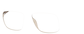 Angle view of Aviator Glasses 232912 in Brown thumbnail