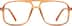 Aviator Glasses 232915 in Orange