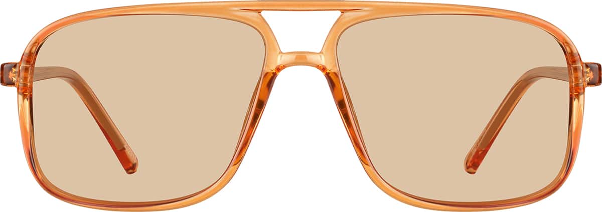 Accessories Sunglasses Angular Shaped Sunglasses Vogue Angular Shaped Sunglasses light orange casual look 