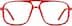 Aviator Glasses 232918 in Red