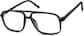 Angle view of Aviator Glasses 232921 in Black thumbnail