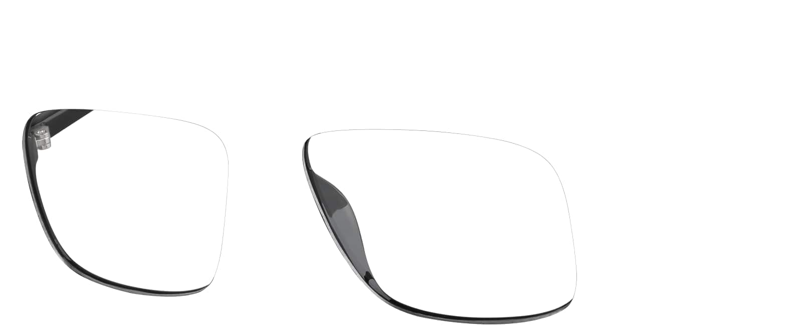 Angle view of Aviator Glasses 232921 in Black