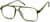 Angle view of Aviator Glasses 232924 in Green thumbnail