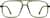 Front view of Aviator Glasses 232924 in Green thumbnail