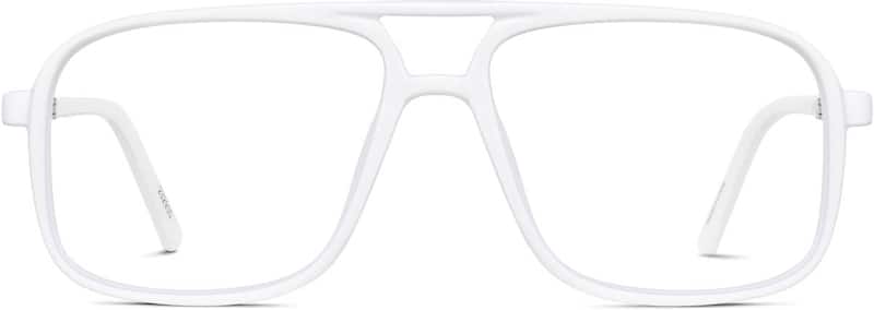 White Aviator Glasses