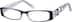 Rectangle Glasses 233021 in Black