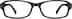 Rectangle Glasses 234321 in Black