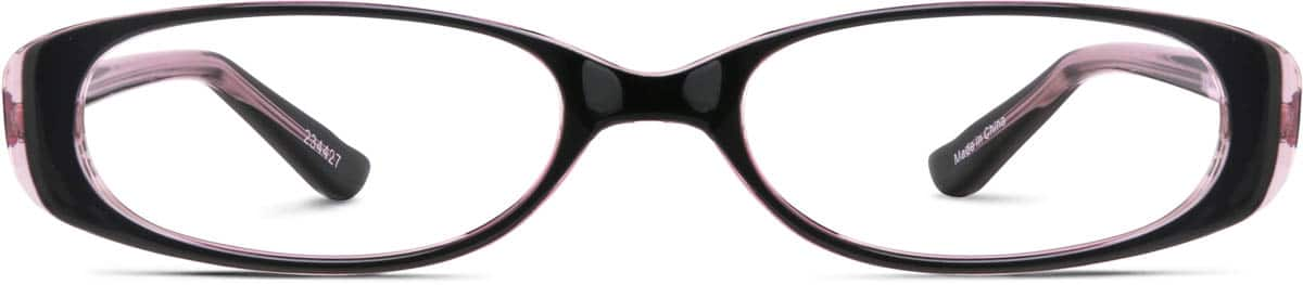 Front view of Oval Glasses 234427 in Purple