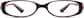 Front view of Oval Glasses 234427 in Purple thumbnail