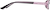 Side view of Oval Glasses 234427 in Purple thumbnail