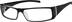Rectangle Glasses 234821 in Black