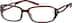Rectangle Glasses 235517 in Brown
