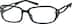 Rectangle Glasses 235521 in Black